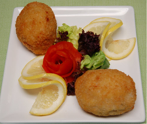 like au gratin shrimp cake