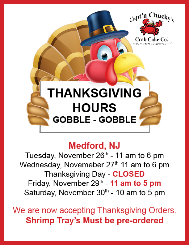 Thanksgiving Hours Medford NJ